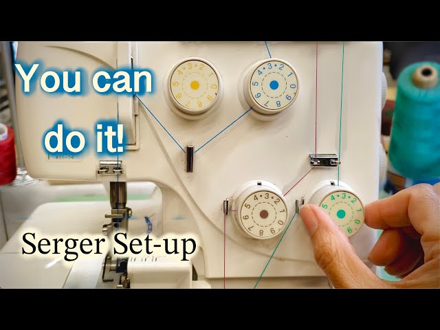 Sew Like a Pro in Minutes: Step-by-Step Guide to Using and Threading a Serger Machine!