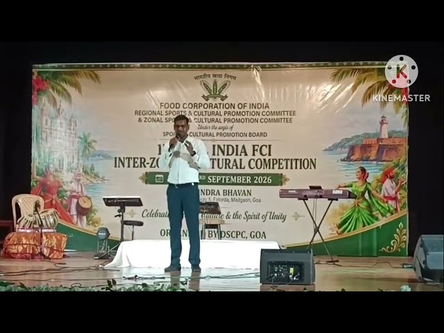 Classical singing in FCI All India CULTURAL Program 2026 at Goa.