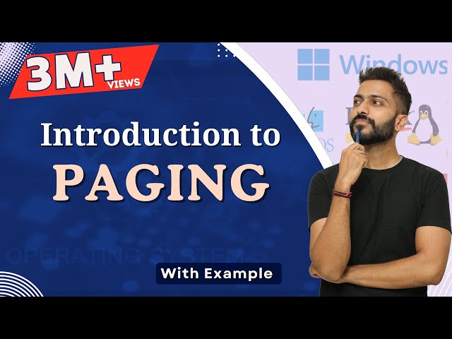 L-5.9: What is Paging | Memory management |  Operating System