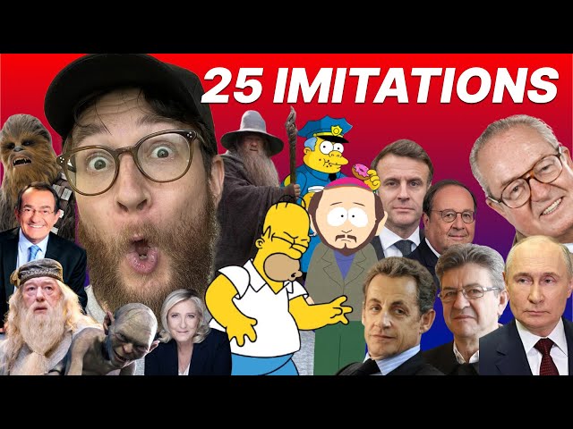 25 IMITATIONS IN 5 MINUTES