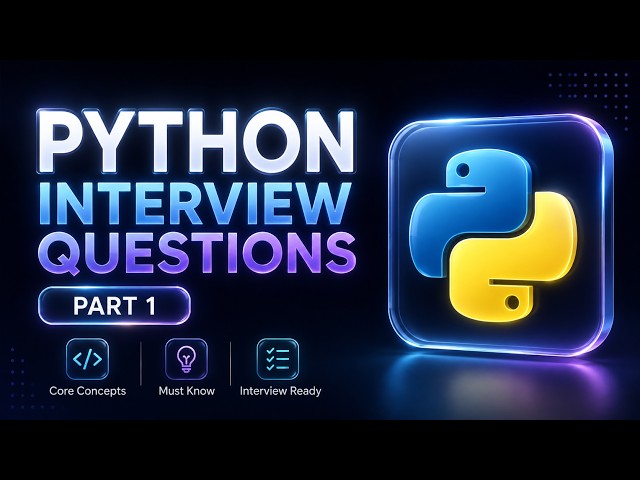 Can you answer these Python questions? | Python Interview Questions | Part 1
