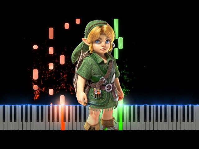 Zelda Ocarina of Time  Ganondorf's Theme NS2 Piano Cover Midi tutorial Sheet app  Karaoke