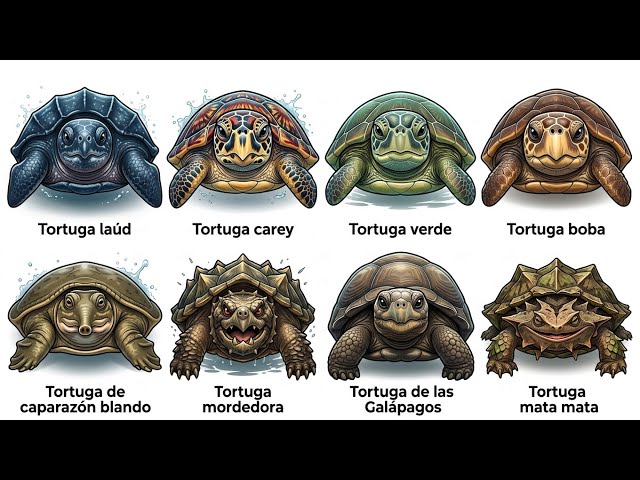 Cada Tipo de Tortuga Explicado en 11 minutos