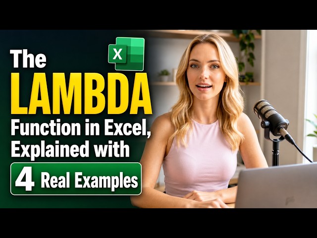 The LAMBDA Function in Excel, Explained with 4 Real Examples