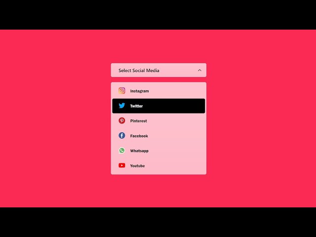 "Creating a Select Menu with HTML, CSS, and JavaScript | JavaScript beginner Tutorial"