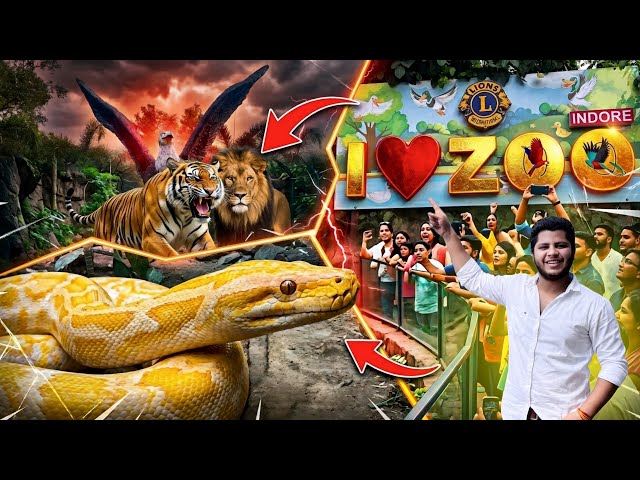 The Most Dangerous Animal at Indore Zoo 😱 | Indore Zoo Vlog 2026 | jay creation vlogs