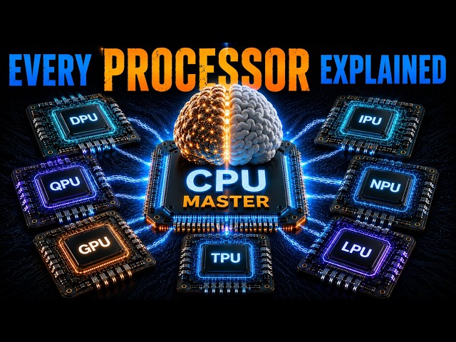 CPU | GPU | TPU | NPU | DPU | IPU | LPU & QPU Explained | कौन सा Processor क्या करता है ?