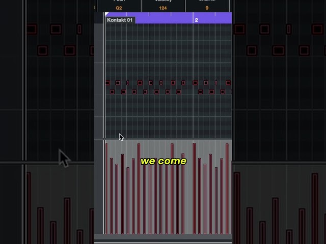 Make your programmed music sound natural with MIDI velocity! 🎹✨ #shorts #cubase #musicproduction