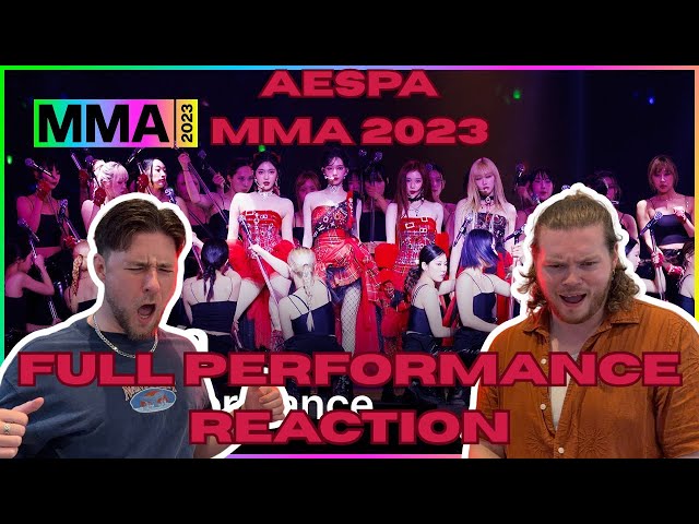 AESPA - MMA 2023 LIVE (Reaction) 