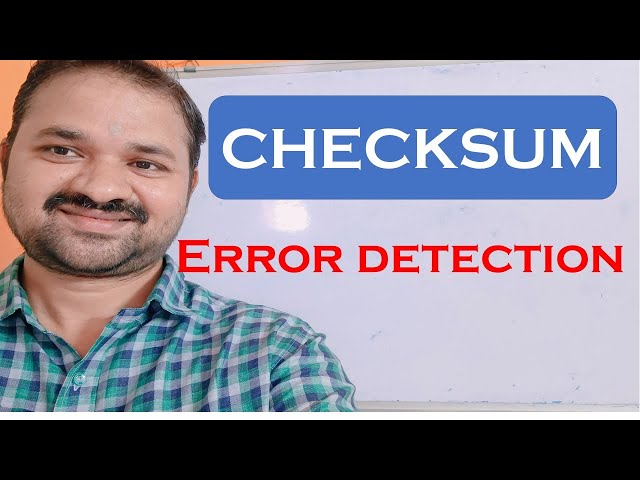 Checksum || Error Detection Technique