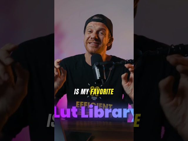 The fastest way to color grade your footage 🎥 #cinedream #lutlibrary #filmlook