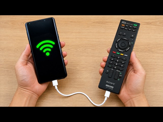 No Internet Needed! Connect an Old Phone to a Remote and Watch Free HD TV