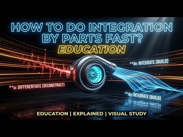 Tabular Integration Trick — Solve By Parts in 10 Seconds | Mathematics
