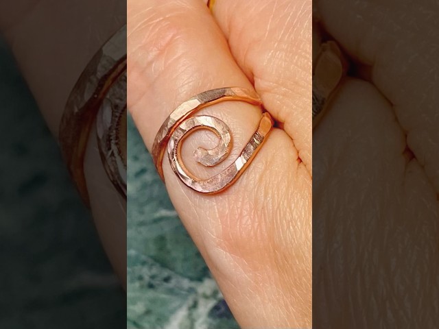 Ring tutorial-Make copper jewelry yourself super easy