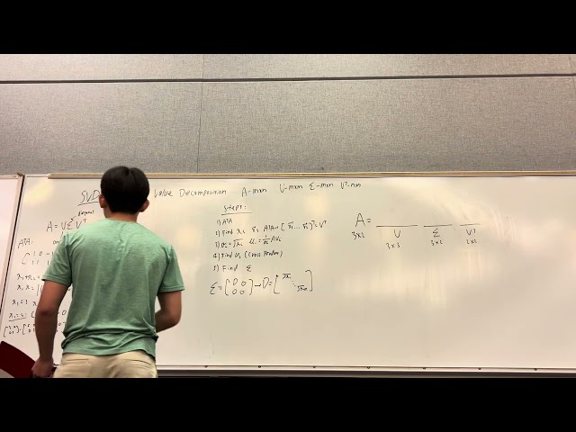 Idiot Explains How to Compute SVD by Hand