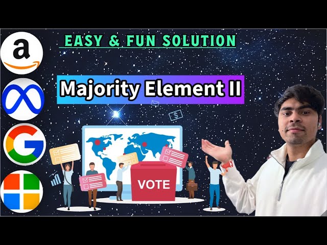 LeetCode 229 | Majority Element II | Python Boyer-Moore Voting Extended | AlgoYogi