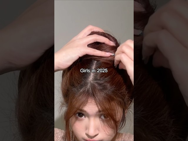 I used to do this hairstyle all the time at school 😂