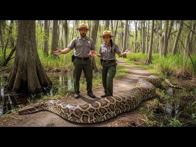 Giant Python Swallows a Deer in the Everglades — Rangers Make a Chilling Discovery