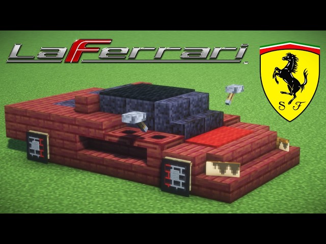 Minecraft | Ferrari LaFerrari Tutorial