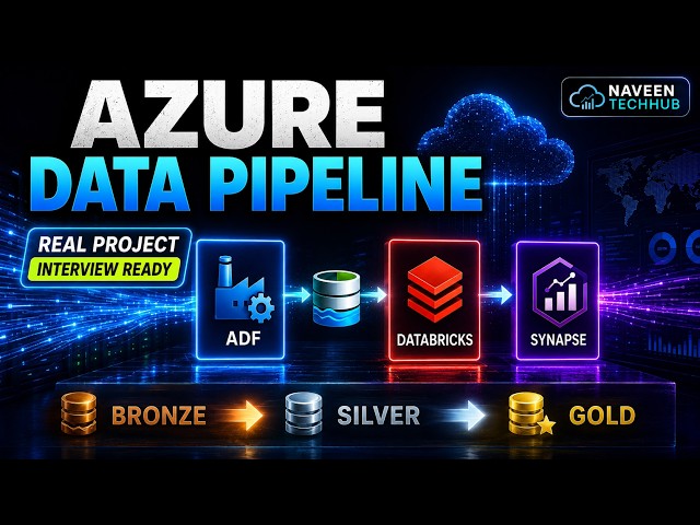 End-to-End Azure Data Engineering Project | ADF, ADLS Gen2, Databricks, PySpark & Synapse