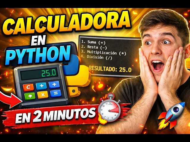 Así de FÁCIL es hacer una Calculadora en Python desde CERO 🧮😳