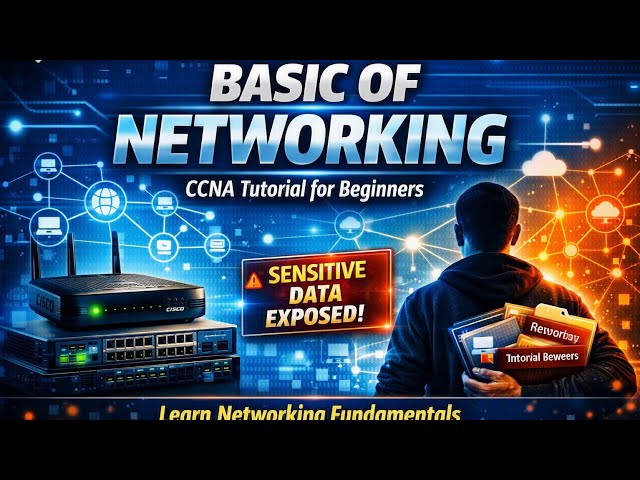 Basic of Networking | CCNA Tutorial for Beginners 🌐