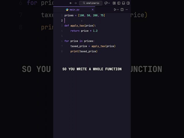 Python Lambda Functions in 60 Seconds! 🚀