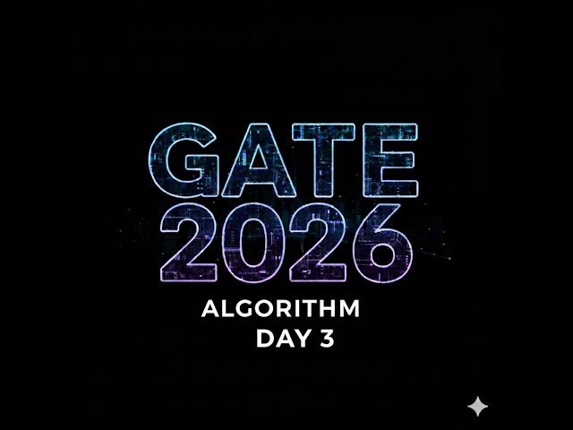 Top 20 Algorithm Questions Gate 2026