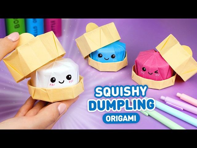Origami Paper Squishy Dumplings | How to make Mystery Dumpling