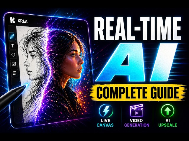 KREA AI: The Only Tool That Generates Images While You Draw (Full Guide)
