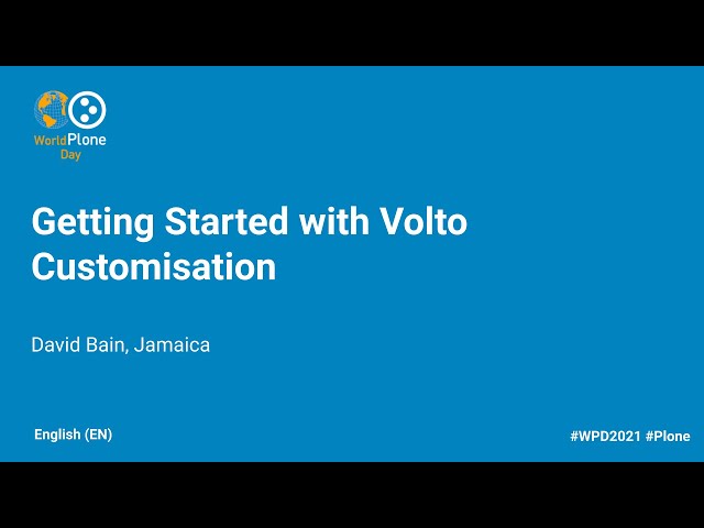 Getting Started with Volto Customisation