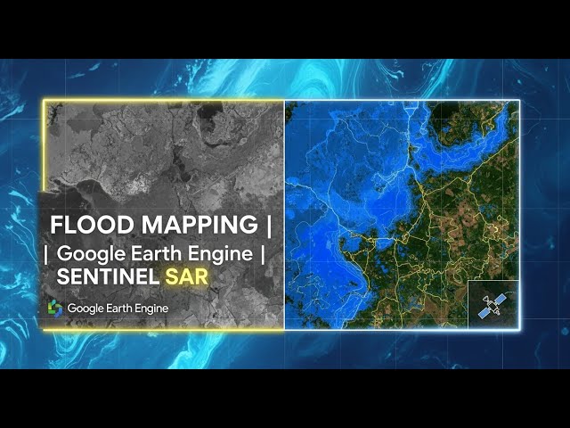 Flood Mapping Google Earth Engine Using Sentinel SAR Satellite Imagery