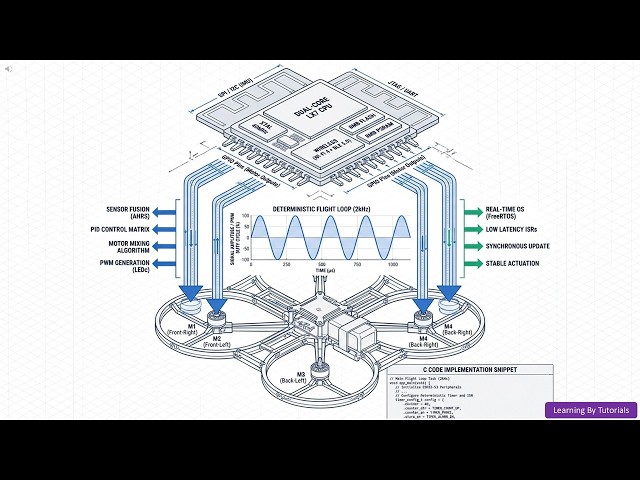 Deterministic Flight Control on ESP32-S3: Building Stable Quadcopter Control Algorithms in C