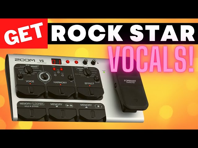 Vocal Effects Pedal Board | The ZOOM V6
