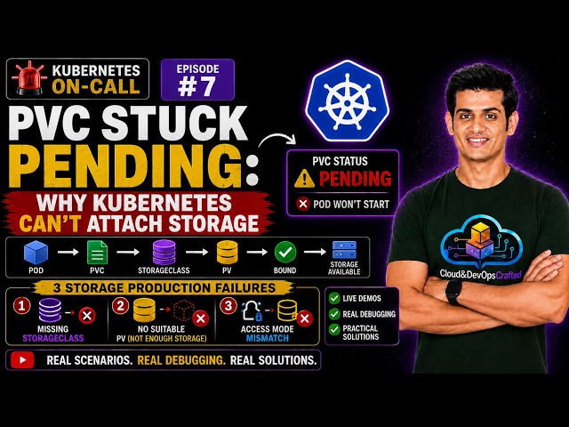 🚨 Kubernetes PVC Stuck in Pending? 3 Storage Failures You Must Know!