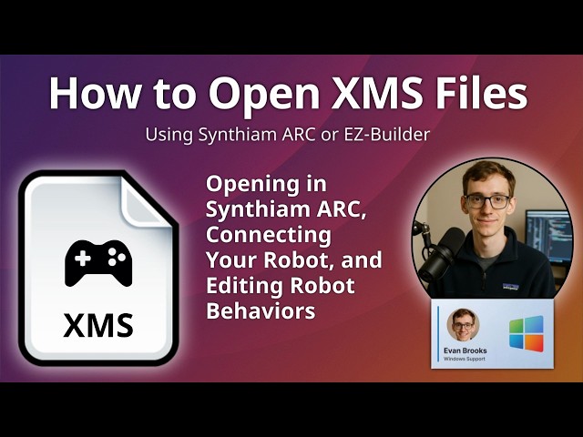 How to Open XMS Files (EZ-Builder Project)