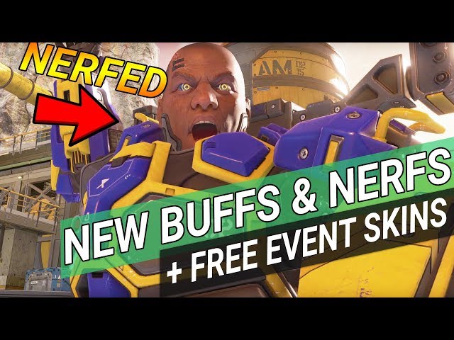 Apex Legends + New Buffs and Nerfs Coming + All free skins for new event