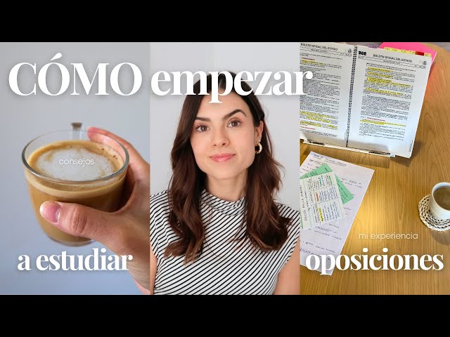 Cómo EMPEZAR a estudiar OPOSICIONES | Mi experiencia y consejos tras aprobar ✅ | Maria Llagunes