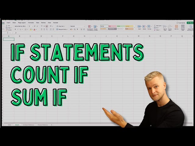 How to do an IF Statement, Countif and Sumif in Excel (SIMPLE SOLUTIONS with EXAMPLES)