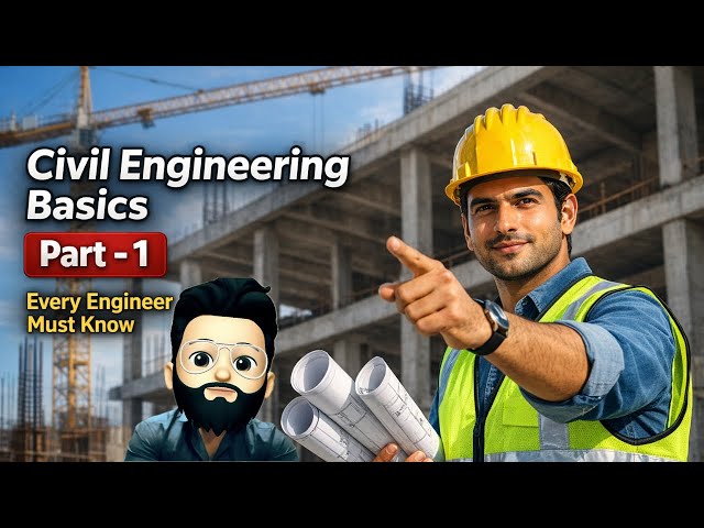 Civil Engineering Basic Knowledge – Part 1 (తెలుగు) | Civil Engineering Concepts for Beginners