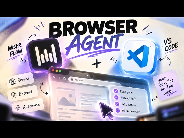 Browser Agent | Built with Wispr Flow and VS Code Agent | HHGOA 26 Task