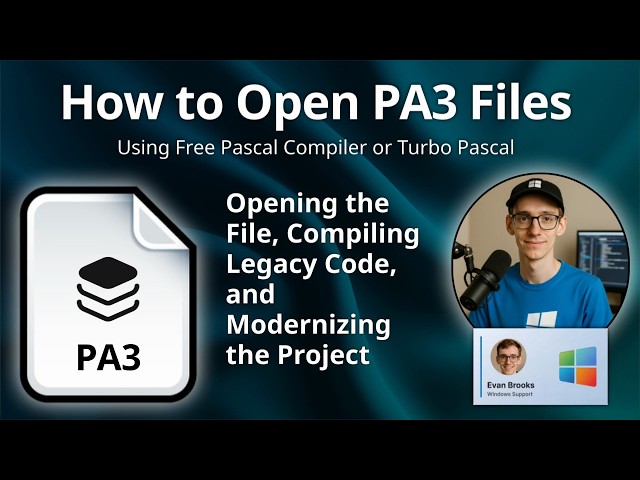 PA3 File Extension: Turbo Pascal DOS File Explained