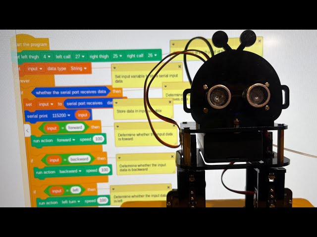 Bipedal Robot Coding - Episode 2: Move forward