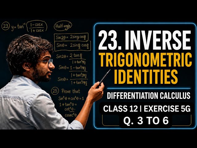 #23 Class 12 | Continuity & Differentiation | Exercise 5G | Calculus | Full Solution in English