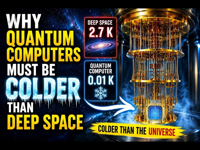 Why Quantum Computers Must Be Colder Than Deep Space In Detail