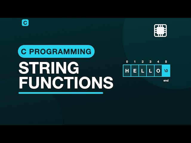 String Library Functions — Programming With C | 5.4