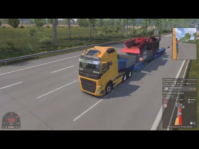 ETS 2 Giant Mobile Screener Transport | Extreme Heavy Cargo Challenge 🚛🔥#ETS2 #games #gameplay