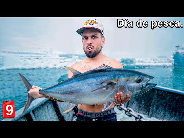 We went out to sea in a boat to fish this...