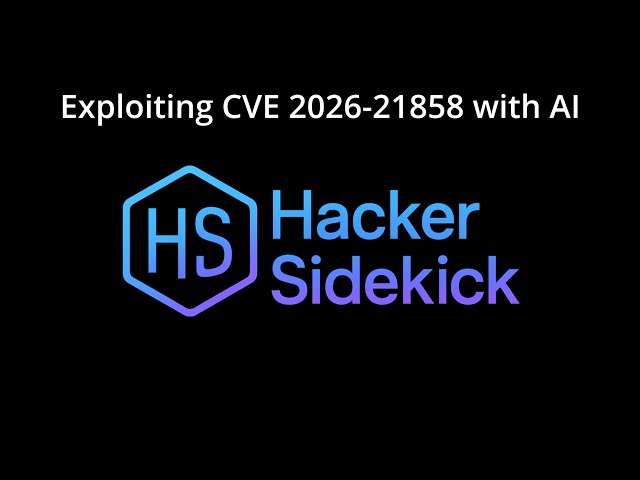 RCE Exploit on n8n with One Prompt on Hacker Sidekick Enterprise (CVE-2026-21858)