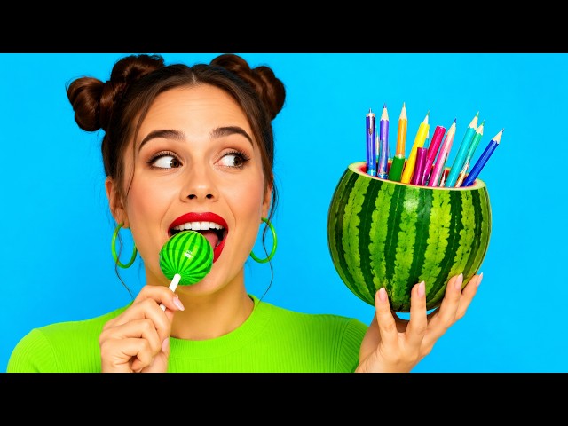 SUPER SMART SCHOOL HACKS || DIY SOLUTIONS! Fun Moments on 123 GO! GOLD